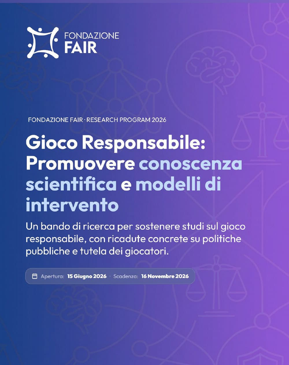 Fondazione FAIR · Research Program 2026